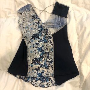ANTHROPOLOGIE Mixed Media Top (by Tiny)